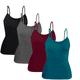 thumbnail image 1 of Set 4 Blusas Unitalla Mujer Tirantes Casual Blusa Crop Top Dama, 1 of 5