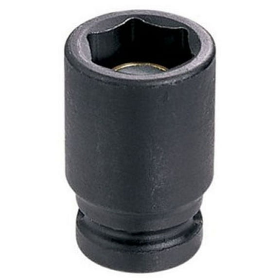 Grey Pneumatic 915MG 1/4" Drive x 15mm Magnetic Standard Socket