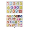 thumbnail image 2 of Juguete educativo para niños pequeños Vogacara de madera letras del alfabeto inglés Tipo 1, 2 of 6
