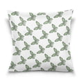 thumbnail image 1 of EREHome Papillon Vert Coussin Housse 20x20 Pouces, 1 of 4