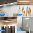 thumbnail image 6 of Koosom 96 LED Under Cabinet Lights, USB C Rechargeable Closet Counter Lighting Kit with Motion Sensor and Magnetic Strip, Battery Operated Wireless Stick up Light for Wardrobe, 3 Pack, 6 of 8