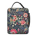 thumbnail image 6 of Tropical Flower and Leaves Insulated Lunch Bag Box Men Reusable Lunch Bag Lightweight Cooler Tote Bag Office Beach, 6 of 6
