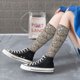 thumbnail image 5 of Fotbe Zebra Calcetas Divertidas Estampadas para Hombre y Mujer, Calcetas de Algodón hasta la Rodilla para Caminar, Correr, Enfermería y Embarazo, 5 of 6