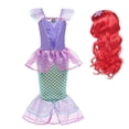 thumbnail image 1 of Disney Little Mermaid Ariel princesa disfraz niños vestido para niñas Cosplay niños carnaval cumpleaños fiesta ropa sirena vestido V, 1 of 2