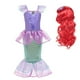 thumbnail image 1 of Disney Little Mermaid Ariel princesa disfraz niños vestido para niñas Cosplay niños carnaval cumpleaños fiesta ropa sirena vestido V, 1 of 2