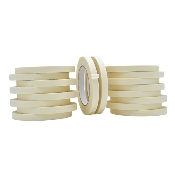 WOD Tape General Purpose Masking Tape 0.47 in x 60 yd. Beige, 72 Pack
