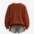 thumbnail image 4 of Hearthz I'm Ready for the Ber Months Crewneck Sweatshirts Women Long Sleeve Four Season Graphic Womens Sweatshirts Fall Winter Drop Shoulder Pullover Sweaters for Women, 4 of 4
