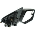 thumbnail image 5 of For Ford Escape 2008 09 10 11 2012 Door Mirror Passenger Side | Non-Heated | Power Glass | Textured Black | Manual Folding | W/ Blind Spot Glass | Replacement For FO1321291 | AL8Z17682AA, 9L8Z17682AA, 5 of 7