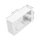 thumbnail image 5 of 5 cajas de tomacorrientes de pared, caja de conexiones para instalación externa, extensor de caja eléctrica doméstica., 5 of 8