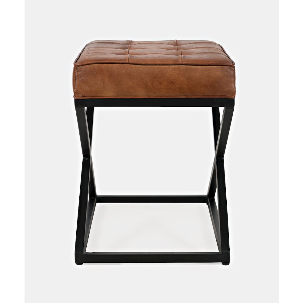 Global Archive Genuine Leather Ottoman