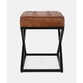 thumbnail image 5 of Global Archive Genuine Leather Ottoman, 5 of 8