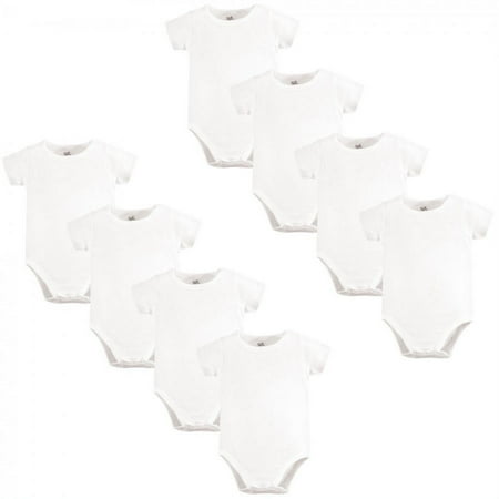 UPC: 0660168662153 | Touched by Nature Organic Cotton Bodysuits 8pk  White  0-3 Months