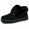 thumbnail image 6 of Black Ladies Warm Winter Boots With Fleece Lining And Thick Sole For Casual, 6 of 6