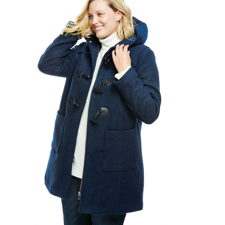Woman Within Women's Plus Size Classic Duffle Coat -