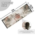 thumbnail image 5 of Yayeee Runner Rug for Bedroom 2'x6' Machine Washable Hallway Non Slip Mat, Red Mountain Pattern, 5 of 8