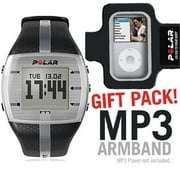Polar 99039722 FT7M Black Silver with MP3 Armband