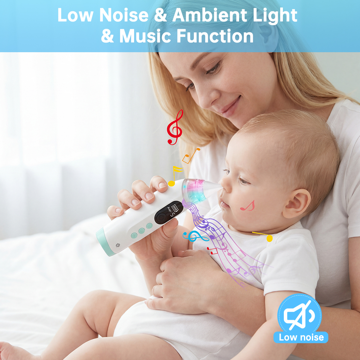 Cshidworld Electric Baby Nasal Aspirator with Music & Light photo 3