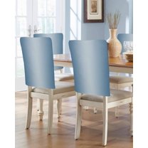 nqOlkjepod Blue Ombre Chair Covers Set of 4, Decorative Chair Back Cover, Modern Gradient Abstract Art Dining Room Chair Slipcovers Removable Chair Protectors Covers for Party Banquet