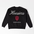 thumbnail image 5 of Women's Gameday Couture Black Indiana Hoosiers Oversized Legacy Club Black Label Premium Fleece Sweatshirt, 5 of 5
