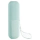 thumbnail image 1 of Yuarrent Nuevo estuche portátil para de dientes, soporte para cepillos de dientes, tira antideslizante, caja de almacenamiento a prueba de Juegos de accesorios de baño verde, 1 of 6