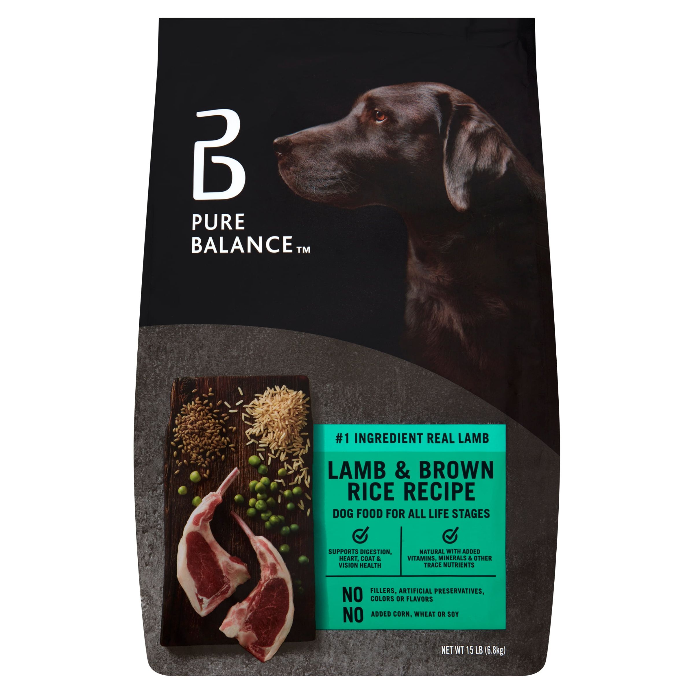 Pure Balance Lamb & Brown Rice Recipe Dry Dog Food, 15 Lbs photo 8