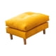 thumbnail image 2 of Reposapiés Con Patas De Madera, Sofá Acolchado, Reposapiés Para Sala De Estar, Sofá, Entrada, Amarillo, 2 of 10