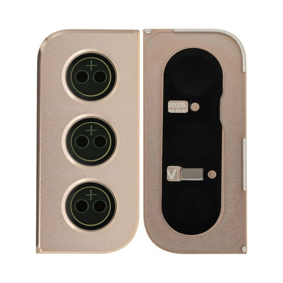 Replacement Rear Camera Glass Lens With Cover Bezel Ring For Samsung Galaxy S21 5G (SM-G991W) - Phantom Gold