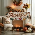 thumbnail image 5 of YOPINCO Fall Fireplace Skirt Autumn Decorative Throw 79x20inch Harvest Themed Fireplace Accent Thanksgiving Table Window Treatments, 5 of 8