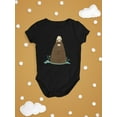 thumbnail image 3 of Image Conscious Bear And Penguin In Zen Bodysuit Infant -Jay Fleck Designs, Unisex Regular Fit, 3 of 4