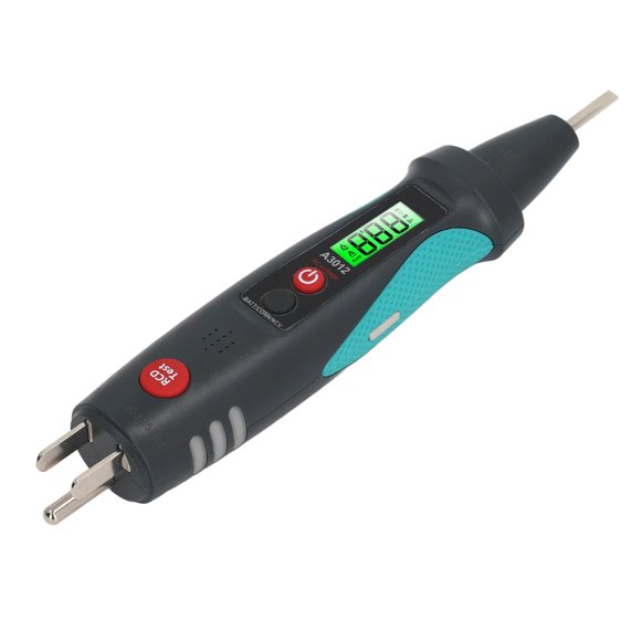 Electrical Tester, Portable Flashlight Lighting ABS Line Digital Tester 200V-250AC Durable Wide Application Multifunctional for Circuit Repair