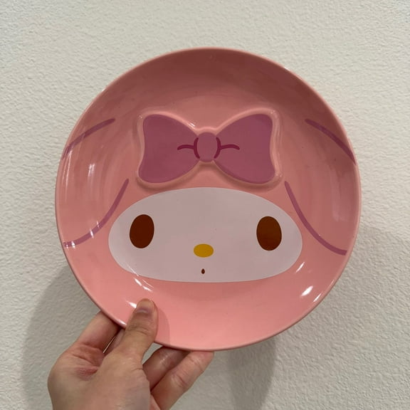 Sanrio My Melody Character Ceramic Plate 7.75 in