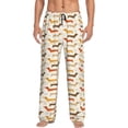 thumbnail image 2 of Kdxio Dachshund Print Men's Sleep Pajama Pant Lounge Pants with Pockets, 2 of 8