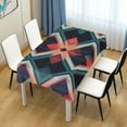 thumbnail image 4 of Yayeee Tablecloths 60" x 108" Rectangle Wrinkle Resistant Party Table Cover, Green Abstract, 4 of 8