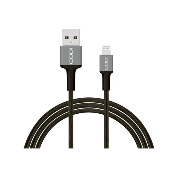 CODi 6ft Braided Nylon MFi Certified USB-A to Lightning Charge & Sync Cable for Apple Devices