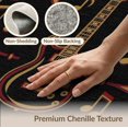 thumbnail image 6 of ODIKA 2'x3' Washable Doormat Music Rock Centered Motif Note Border Record Vinyl Themed Guitar Flowing Dynamic for Entryway, Kitchen, Laundry Room, Non-Slip, Low Pile, 6 of 7