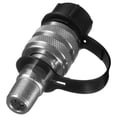 thumbnail image 2 of WSTEER Hydraulic Fitting 3/8 Inch Hose Coupler Hydraulic Quick Connect Valve Coupling, 2 of 6