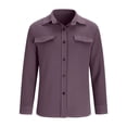thumbnail image 5 of Dagugfen Womens Denim Shirts Long Sleeve Button down Collared Neck Fashion Shirts for Women Solid Color, 5 of 7