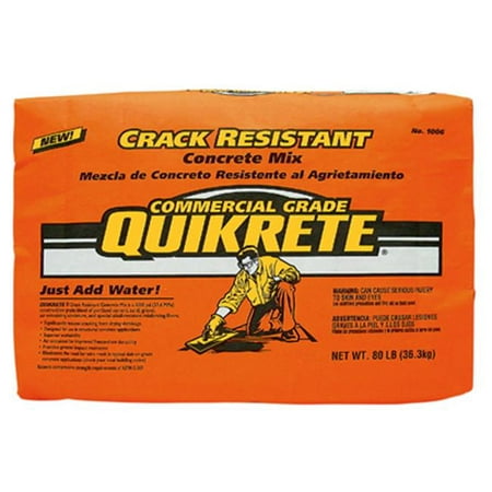 Quikrete Companies 80LB Crack Concrete Mix (Best Material For Filling Cracks In Concrete)