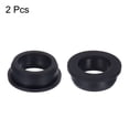 thumbnail image 3 of Unique Bargains Black Rubber Grommet 1.77 Inch OD 1.1 Inch ID, 2Pcs Seal Protection Cable Grommets Flexible Cable Pipe, 3 of 5