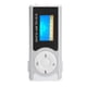 thumbnail image 4 of Linterna MP3 deportiva portátil Mini BackClip LCD Mini pantalla reproductor multimedia de música (plateado), 4 of 5