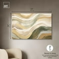 thumbnail image 5 of Art Remedy Color Block Abstract Canvas, 54" x 36", Gallery Wrapped, Dunes of Time I, 5 of 7