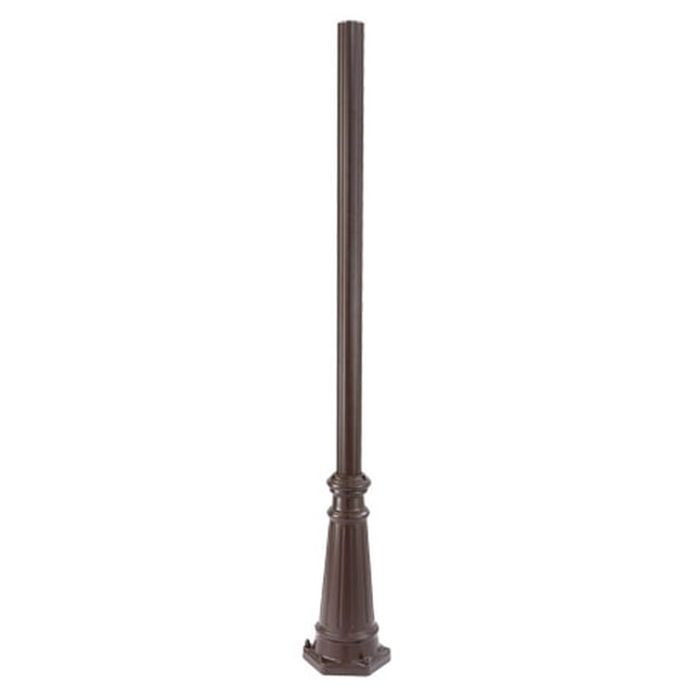 Poteau Lumineux Extérieur Cannelé de 6 Pi