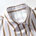 thumbnail image 7 of JAJAHO Mens Button Up Shirts Summer Striped Short Sleeve Casual Beach Collared Regular Fit Business Dress Shirts Versatile Tops, 7 of 7