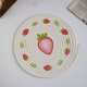 thumbnail image 1 of Posavasos de algodón y lino con pequeñas flores de estilo japonés, tapete de cuerda de algodón redondo grueso, mantel individual tejido a mano, tapete antiescaldaduras para platos y cuencos, 1 of 6