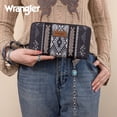 thumbnail image 7 of Wrangler Wristlet Western Wallet Boho Aztec Credit Card Holder for Women, Black, 7 of 7