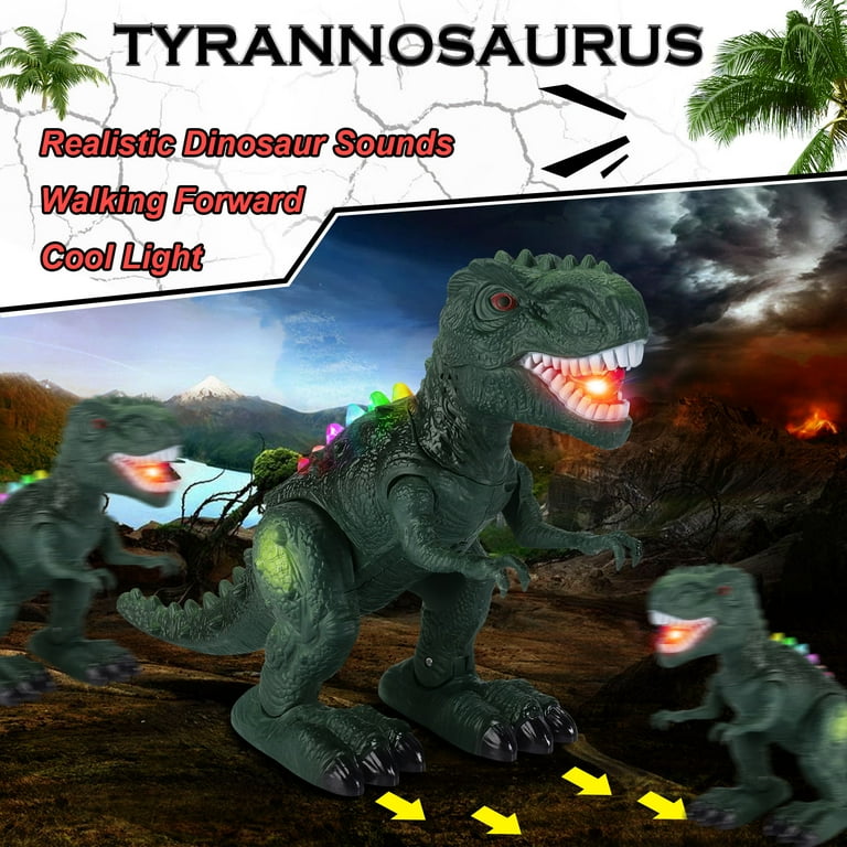 CJC T-Rex Walking Dinosaur Toys, Moving Glowing Dino Figure CJC T-Rex Walking Dinosaur Toys, Moving Glowing Dino Figure