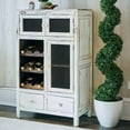 thumbnail image 2 of Picket House Furnishings Irving Wine Cabinet in Distressed White, 2 of 5