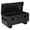 Black plastic spray, variant on Heavy Duty Steel Truck Bed Tool Box – 36" x 15" XXL Lockable Waterproof Storage Chest with Side Handles, Robust Iron Construction for Jobsite, Pickup, Van, Trailer – Claret (No Drawers)