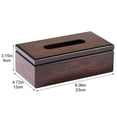 thumbnail image 4 of Tissue Box Holder with Magnetic Lid - Tissue Box Cover Wood Tissues Box Cover -Modern Farmhouse Decor Facial Tissue Holder on Table and Bathroom, 4 of 7