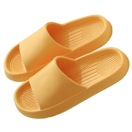 

Uinagy Cloud Slides for Women and Men Soft Cloud Slippers Slides Easy Clean Thick Sole Non Pillow Slippers